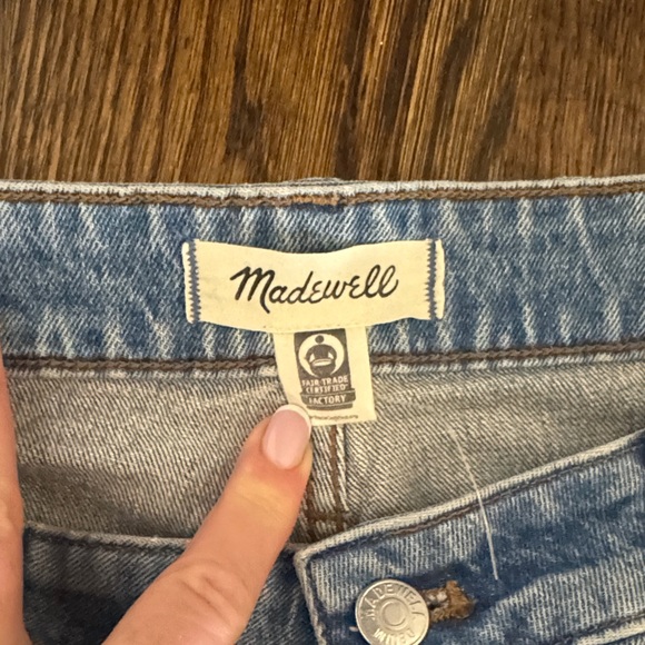 Madewell Light Blue Straight Leg Jeans - Picture 3 of 7